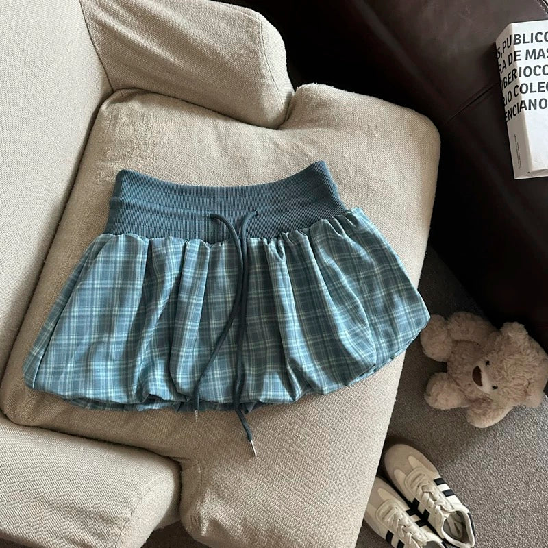 Low Waist Lantern Skort Skirt SK15