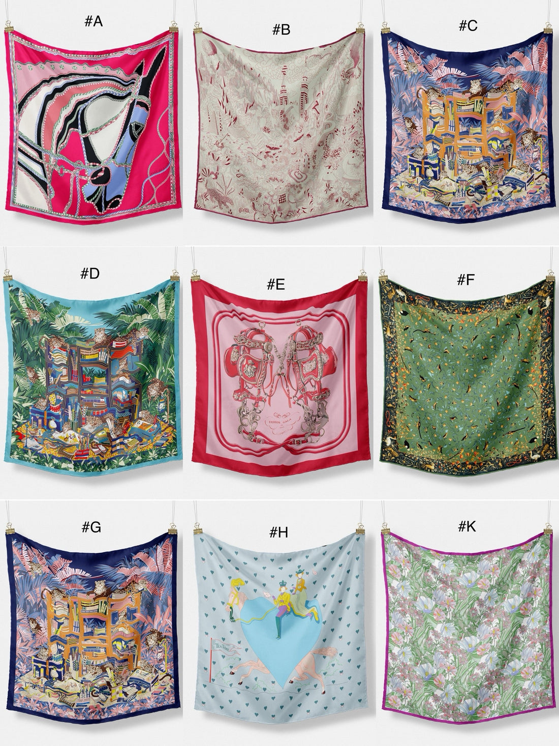 Classic Multi-wear Scarf /Headband"55x55