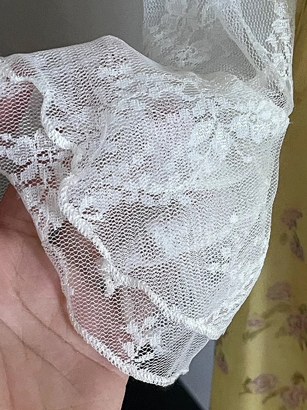 C002 Beige Lacey Cardigan