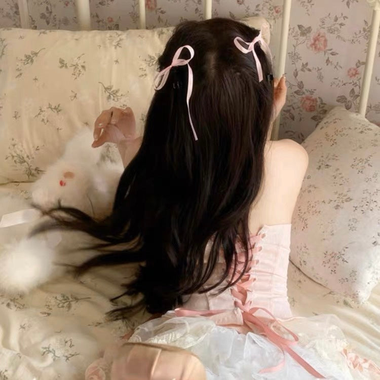 Dolly Lace Up Pink Tube Top