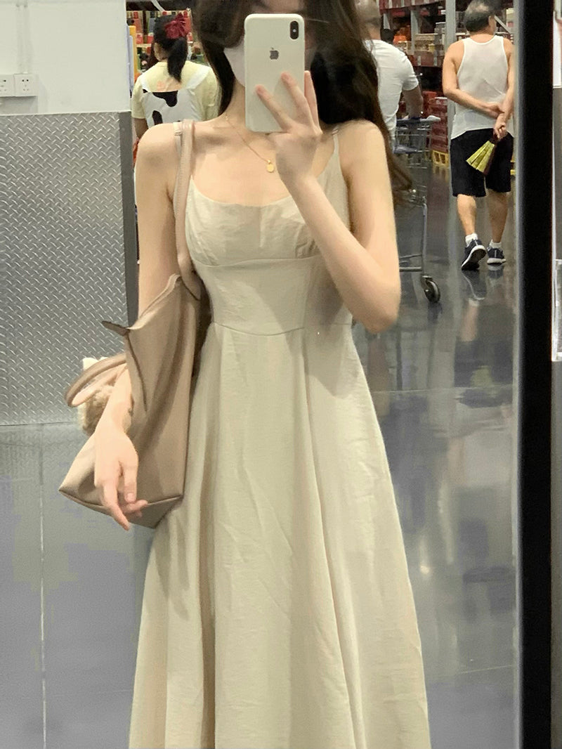 Esme Beige Long Dress