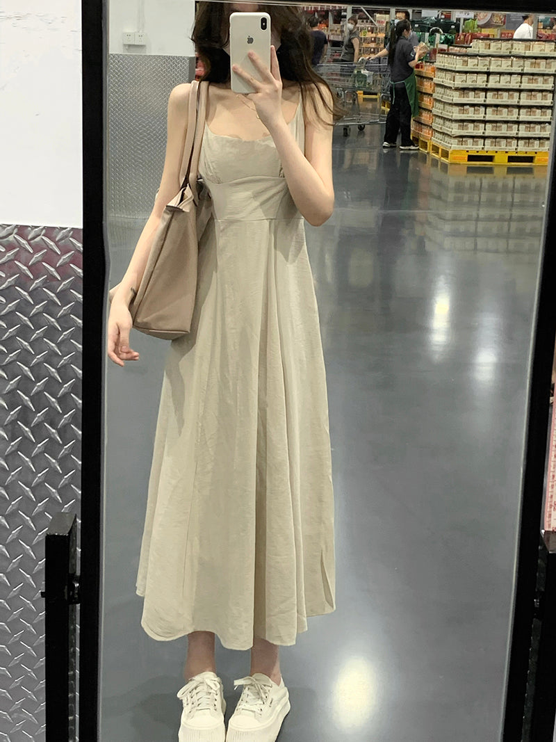 Esme Beige Long Dress