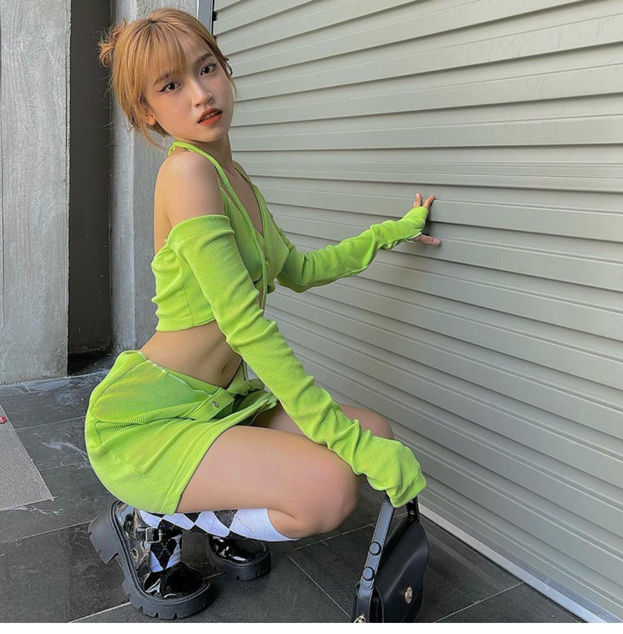 Alise Knitted Long Sleeve Two Pieces Set