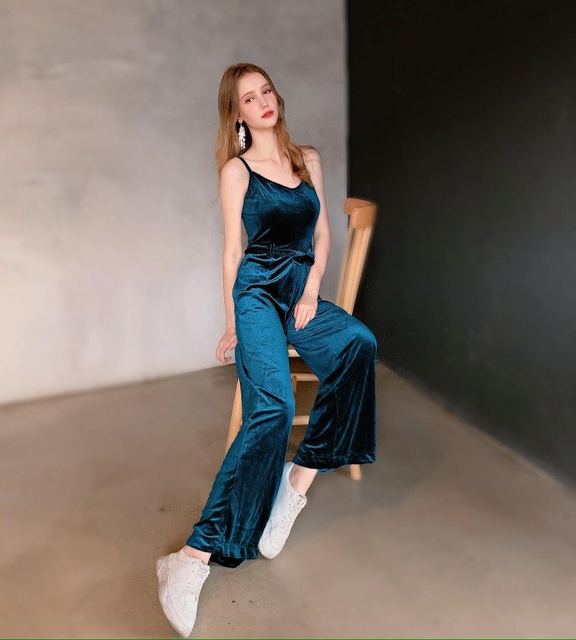 D008 Maxi Jumpsuit (S, M, L) - Hearts & Kisses