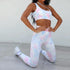 FT008 Rainbow Sportswear/ Yoga Long Pants Set - Hearts & Kisses