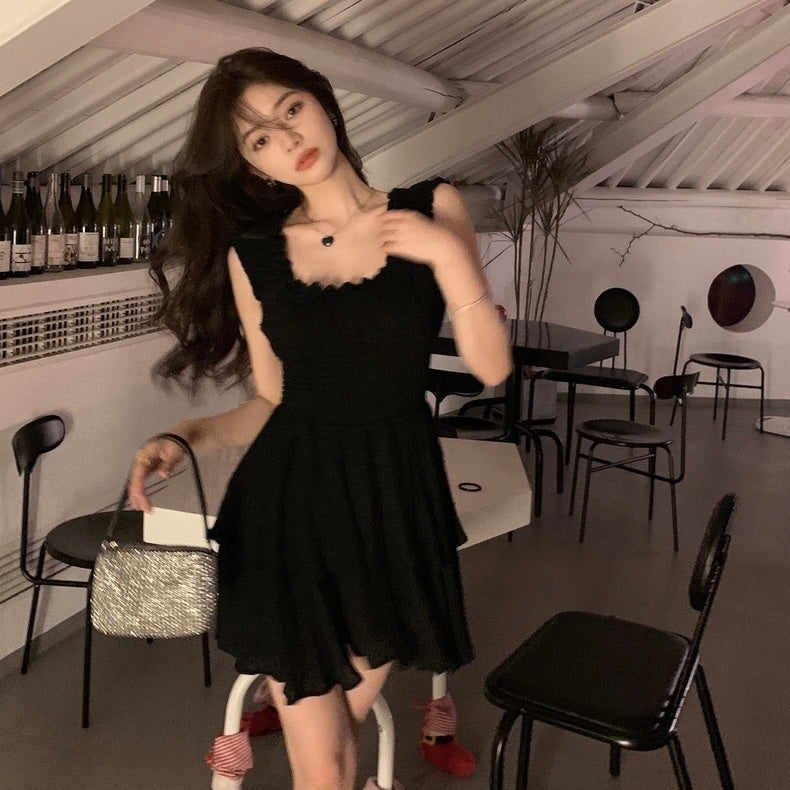 Black Mini Dress Romper
