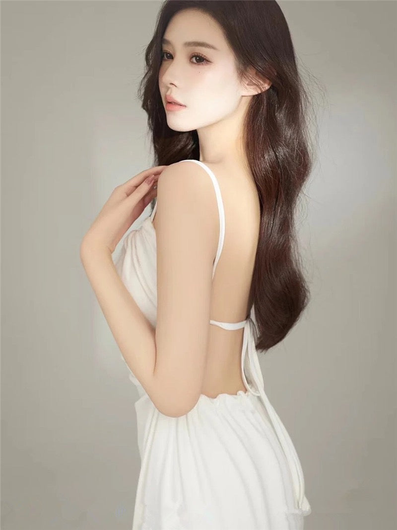Alie Black Bareback Dress