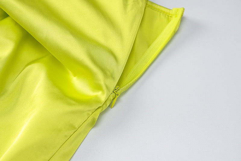 Licia Satin Dress (S, M)