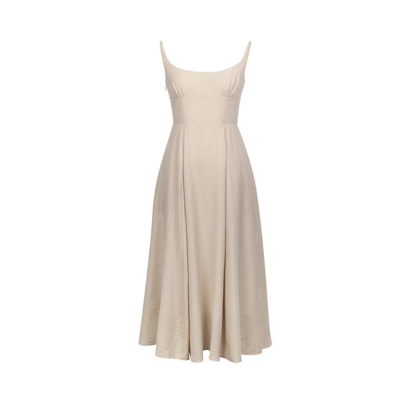 Esme Beige Long Dress