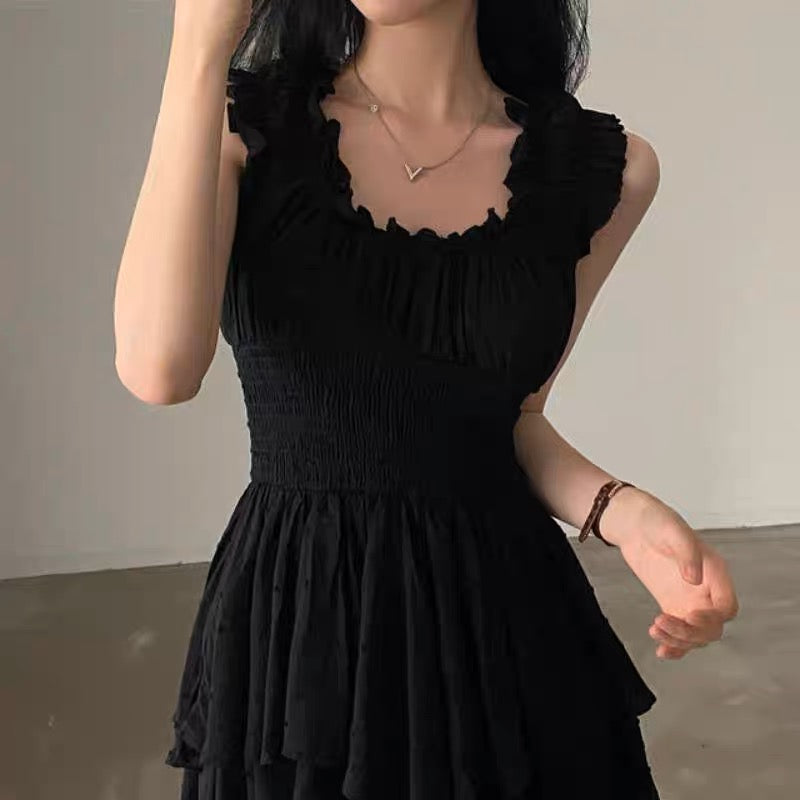 Black Mini Dress Romper