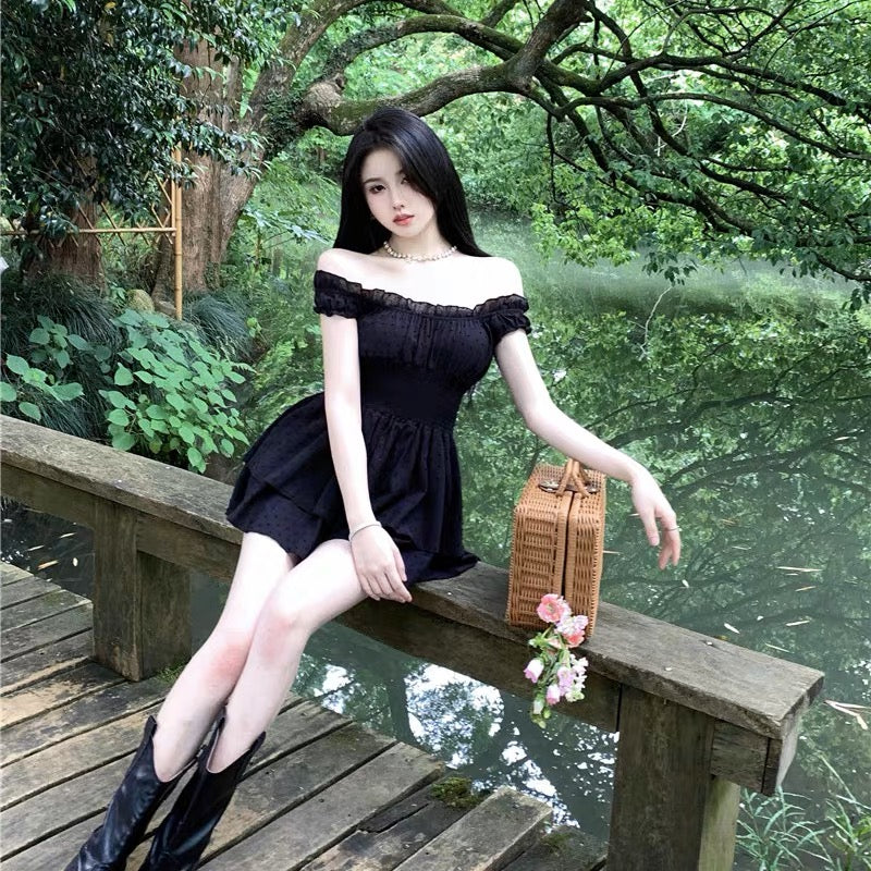 Black Mini Dress Romper