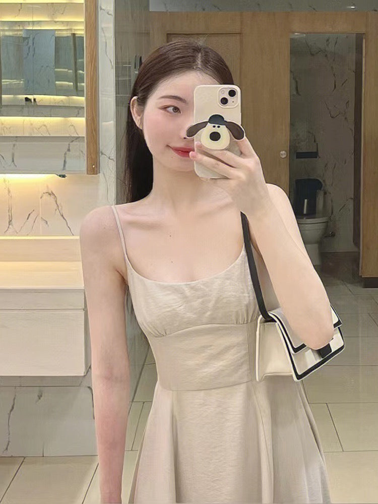 Esme Beige Long Dress