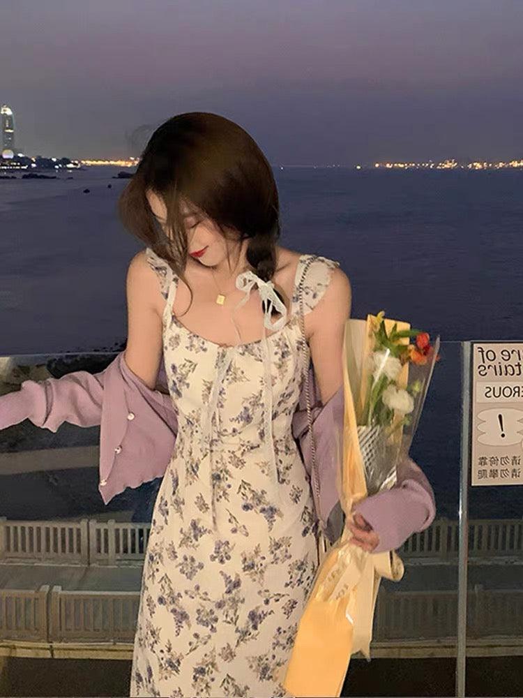 Lavender Floral Strap Dress(S, M) - Hearts & Kisses Fashion Boutique - HNK Online Fashion Malaysia - Buy Dress Online. Shop Dress, Tops, Pants, Rompers, Sportswear & more. We Ship To Malaysia & Singapore.