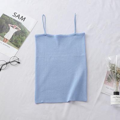 PJ030 Spaghetti Knitted Tube Top - Hearts & Kisses