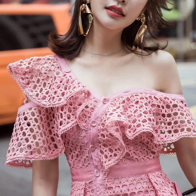 S002 Premium Off Shoulder Dress (Black)-Hearts & Kisses Online Fashion Boutique