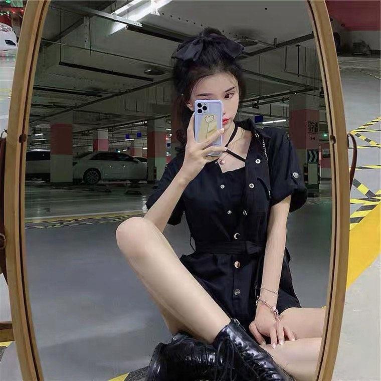 Mac One Pocket Romper (Black,... - Hearts & Kisses Fashion Boutique - Ready Stock Malaysia - Dress, Tops, Pants, Rompers, Sportswear & more. We Ship To Malaysia & Singapore