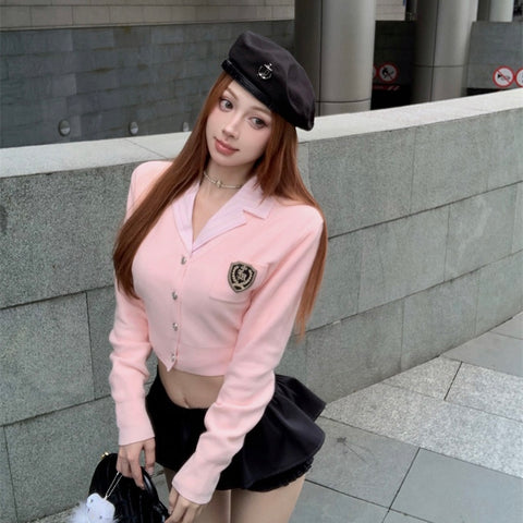 Uni Knitted Long Sleeve Top