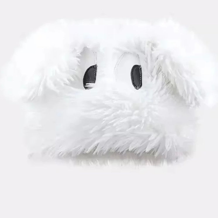 MNC Mini Cream Eyes Furry Hat sale