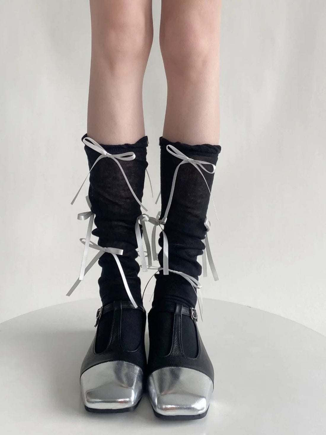 S009 Ribbons Long Socks