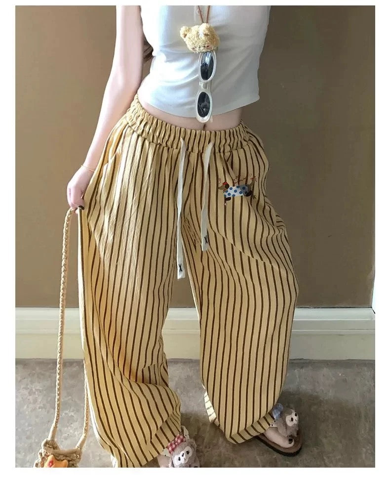 Yellow Dachshund Long Pants