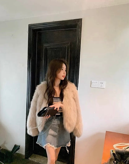 Alexandra Furry Cardigan(5 Colors)