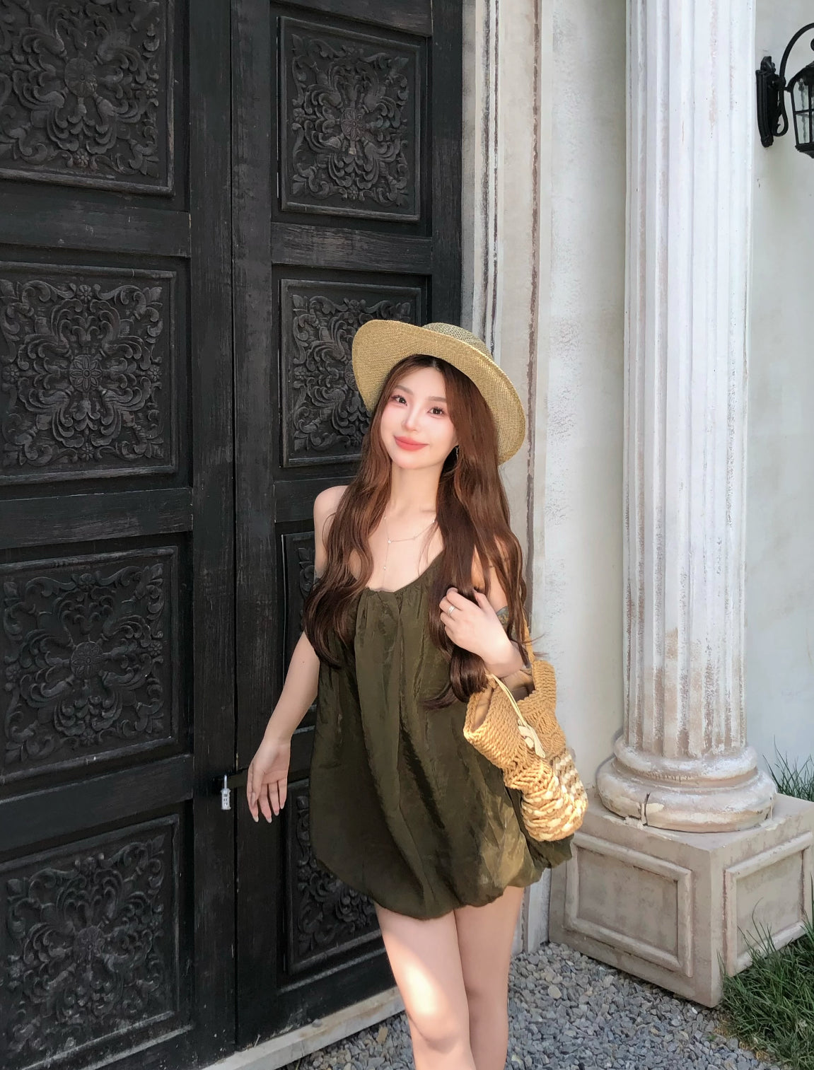 Chocolate Mesh Mini Dress/Top