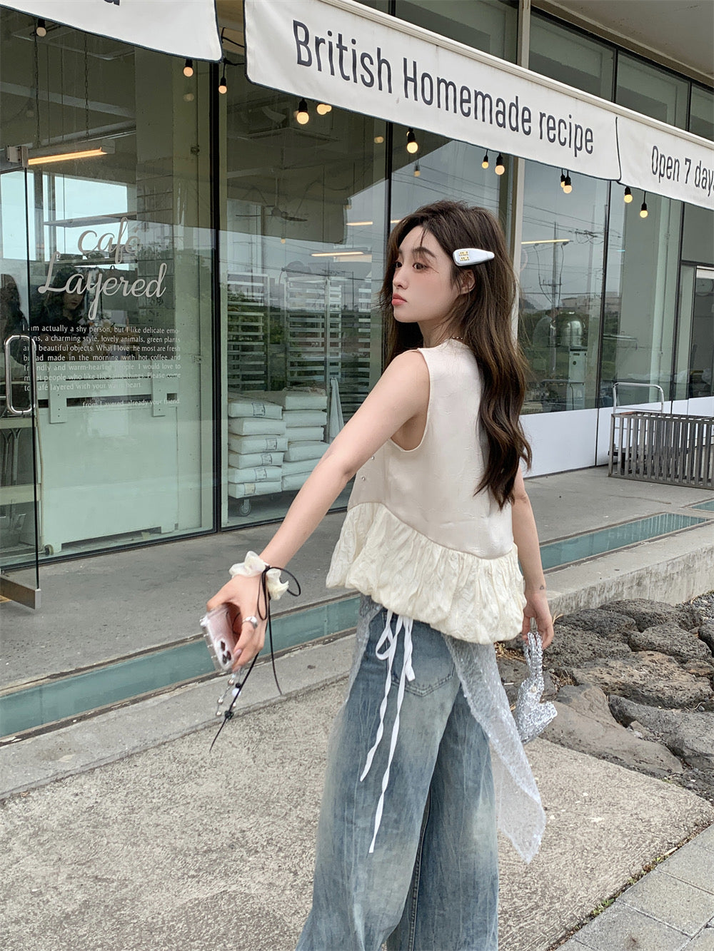 Diamond Sleeveless Top