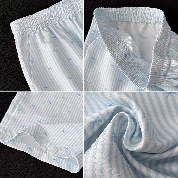 Blue Ribbon Prints Long Pants