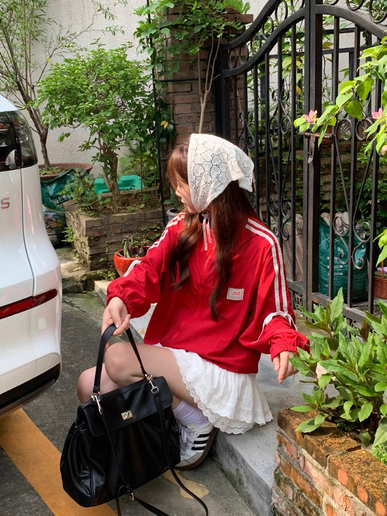 Red Long Sleeve Jacket