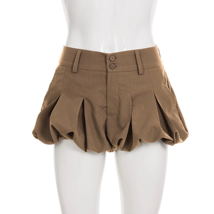 Lantern Middle Waist Mini Short