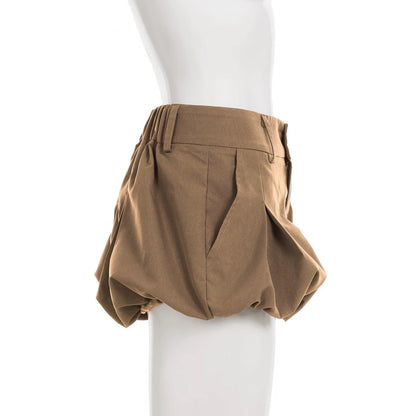 Lantern Middle Waist Mini Short