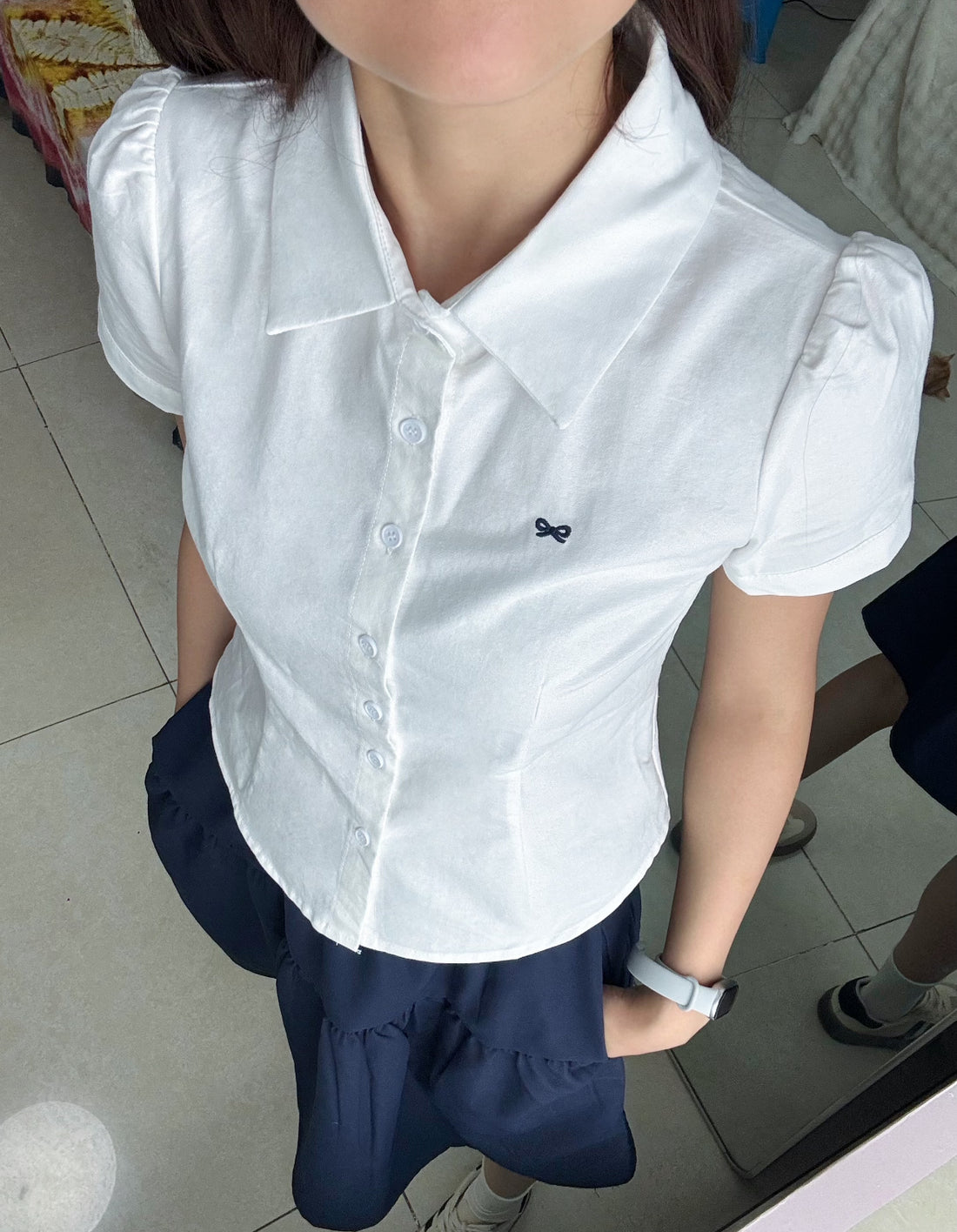 White Short Sleeve Shirt