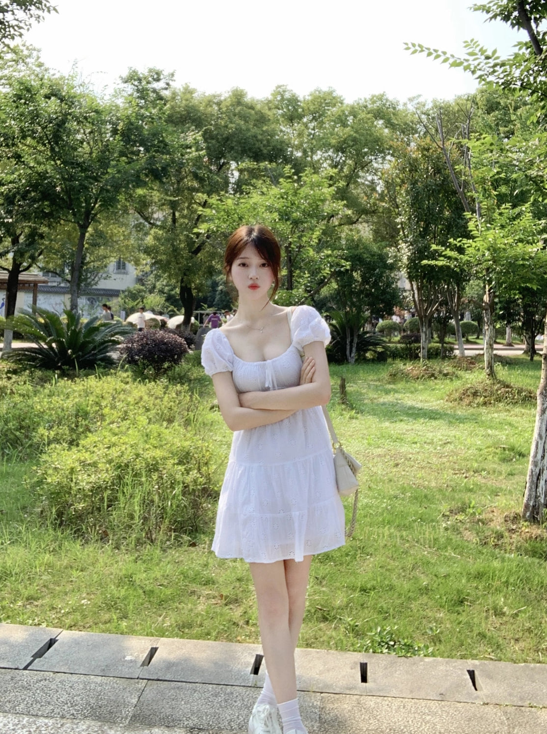 Alena White Dress