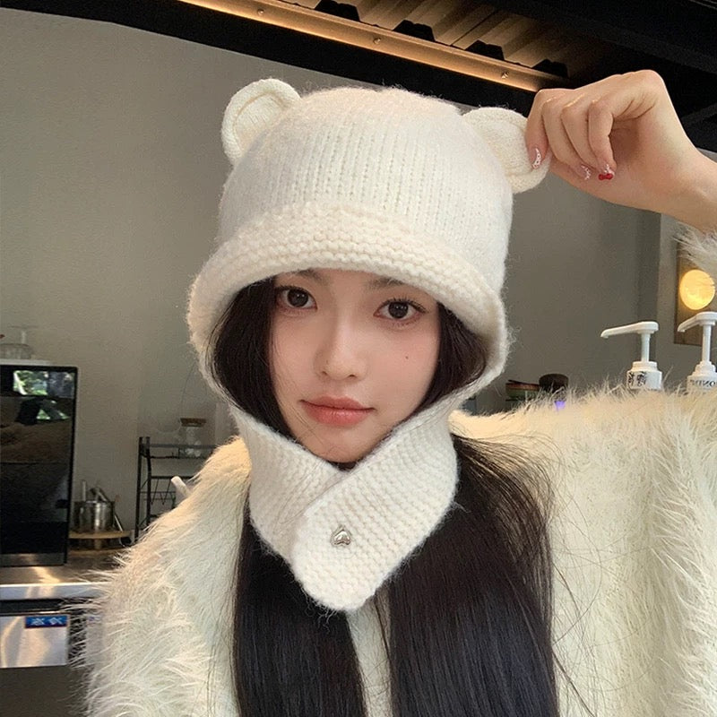 Knitted Teddy Hat