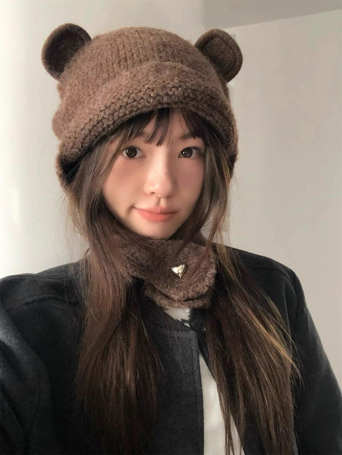 Knitted Teddy Hat