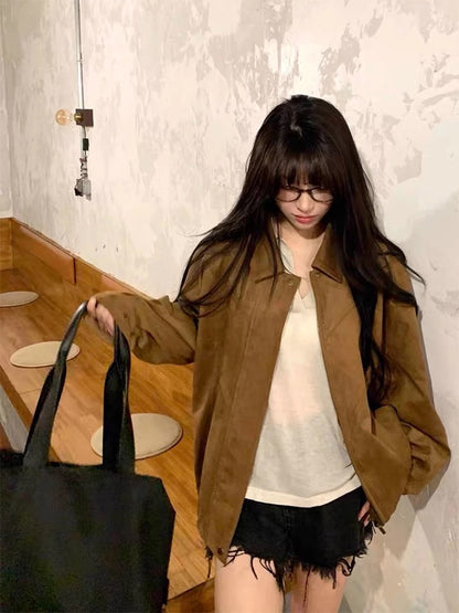 Caramel Brown Autumn Jacket