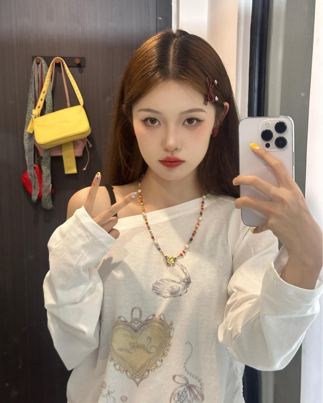 Oversized Thin Long Sleeve Top (A)