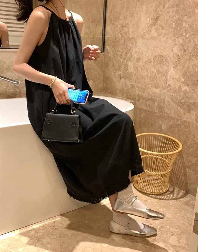 Abby Black Long Dress