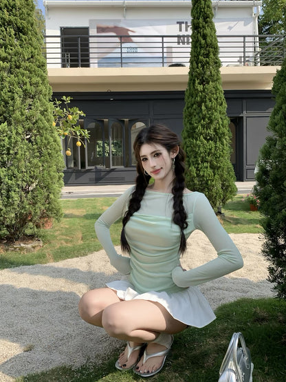 Thin Long Sleeve Top (S)
