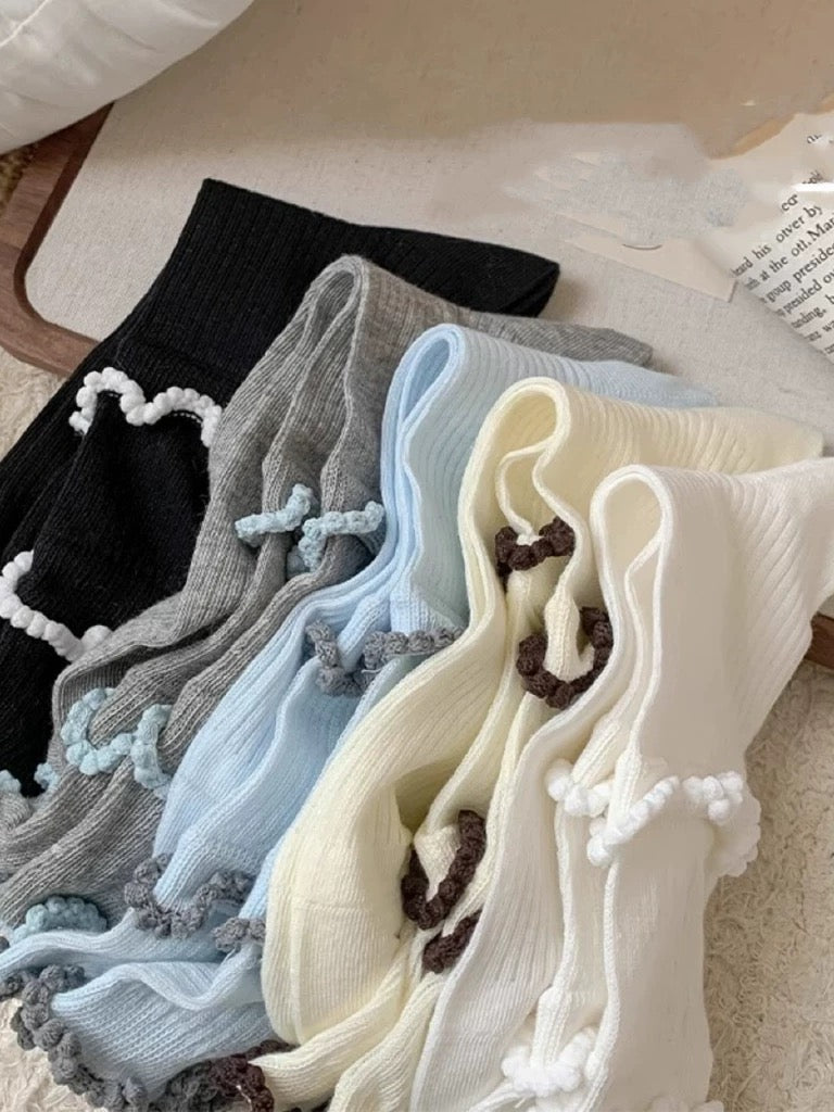 S025 Ribbon Layer Short Socks