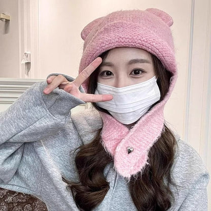 Knitted Teddy Hat