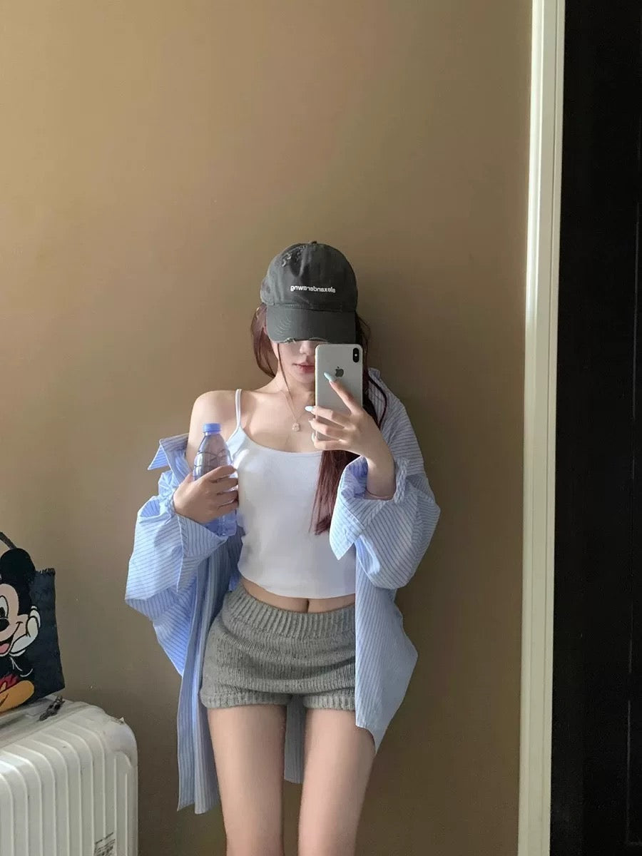 Blue Stripe Long Sleeve Shirt