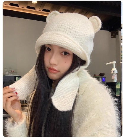 Knitted Teddy Hat