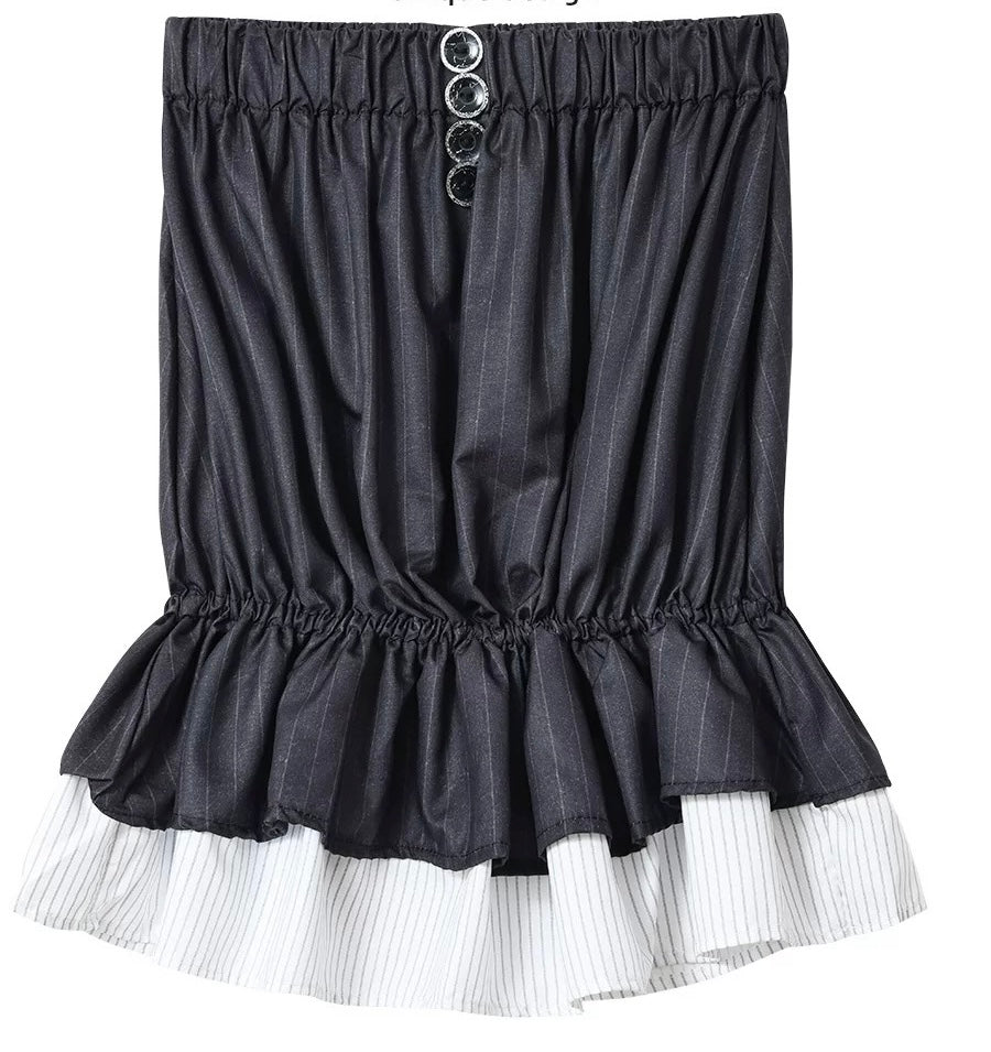 Black Tube Short Top