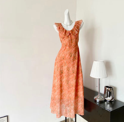 Orange Long Dress