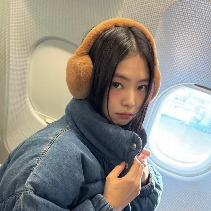 Brown Furry Earmuffs