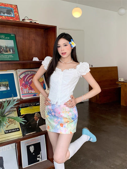 Mix Flo Mini Skirt SK25