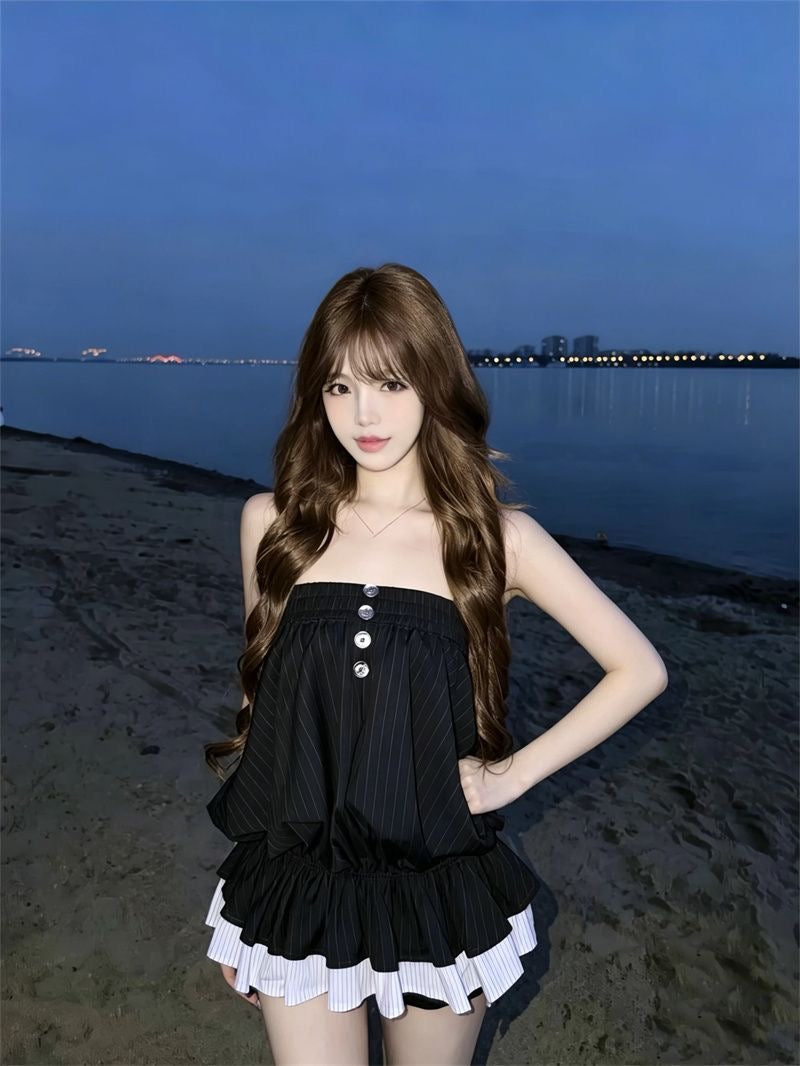 Black Tube Long Top