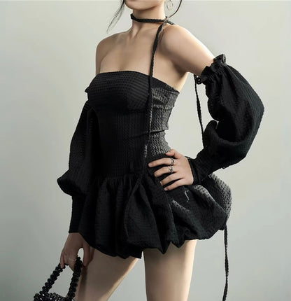 Tube Dress With Sleeve Set(预订优惠）