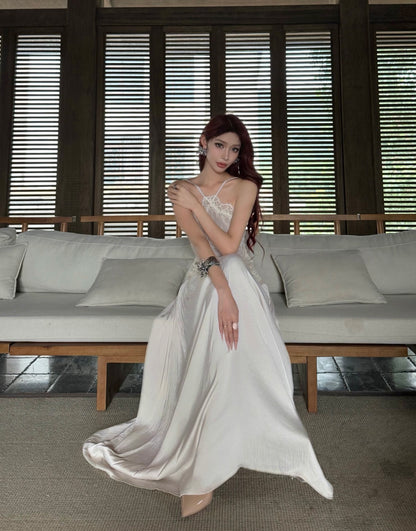 Beige Laces Dress (S)